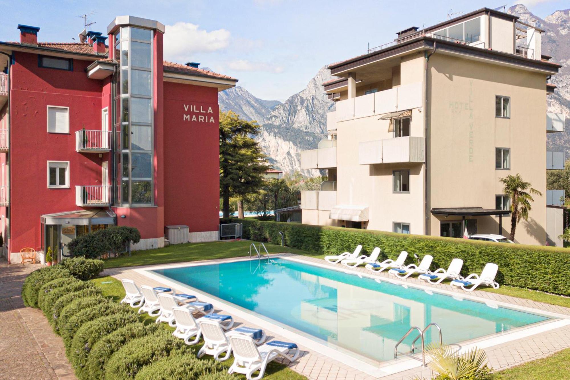 Bike & Wind Hotel Villa Maria Torbole Sul Garda Kültér fotó
